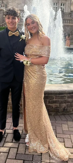 Alamour the Label Gold Dress thumbnail 1