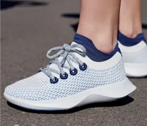 Allbirds Womens Tree Dasher Blue White Sneakers Lace Up Size 8.5 thumbnail 1