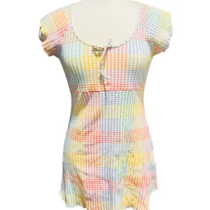 LoveShackFancy Zoie Printed Mini Dress Size Large thumbnail 3