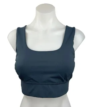 Lululemon Women's Blue Sleeveless Scoop Neck Wide Strap Activewear Sports Top M thumbnail 1