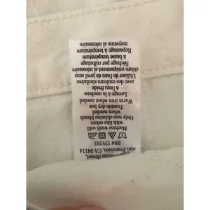 Everlane The Carpenter Jean Bone White Wide Leg Organic Cotton Pants Womens 33 thumbnail 8