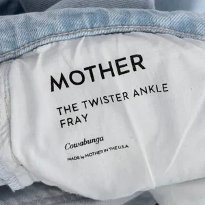 Mother The Twister Ankle Fray Wide Leg Jeans thumbnail 7