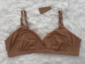 Skims Fits Everybody Crossover Bralette Ochre Size 3X thumbnail 1