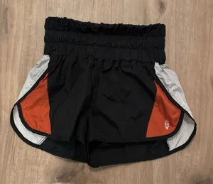 Black and Orange Free People Shorts thumbnail 1