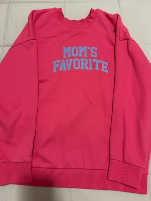 Pink Moms Favorite Sweatshirt Size L thumbnail 1