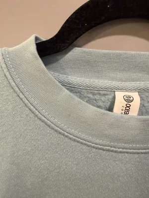 Comfort Colors Ocean Beach Company San Diego CA Logo Sweatshirt Light Blue thumbnail 6