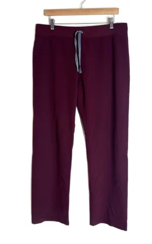 FIGS Pants ladies Large Burgundy Technical Collection Scrub pants Workwear thumbnail 1