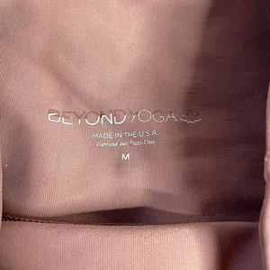 Beyond Yoga High Waisted Leggings Marble‎ Print Rose Gold Metallic Size M thumbnail 4