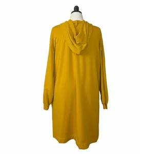 Koolaburra by UGG Women’s Size XL Hooded Sweatshirt Dress Mustard Yellow Lounge thumbnail 5