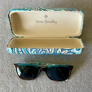 Vera Bradley Sunglasses with Clamshell Case – Frames Only - Size 53-14-140 thumbnail 1