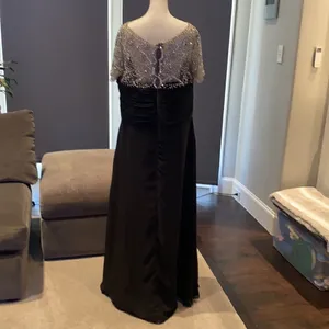 Women’s Black Long Chiffon Dress XL *READ DESCRIPTION** thumbnail 5