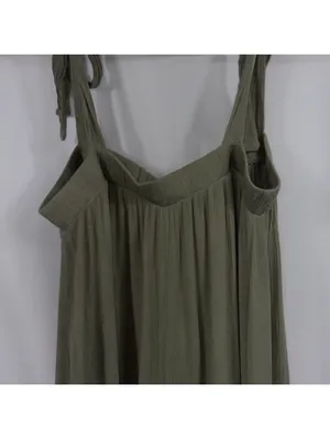 HYFVE Sage Green Tie Strap Wide Leg Jumpsuit Women’s Medium thumbnail 7
