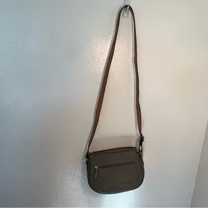 Giani Bernini Crossbody‎ Bag Gray Tan thumbnail 6