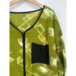 Disney Princess & The Frog Fleece Zip Cardigan Jacket Pocket Adult Size‎ XXL thumbnail 2
