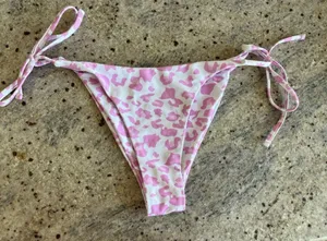 ZAFUL Triangle pink and white animal print bikini set thumbnail 6