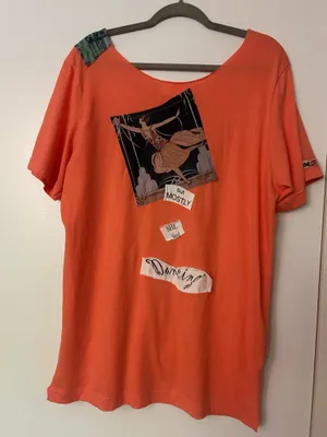 Short sleeve graphic tee Orange Size L thumbnail 8