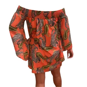JOYCE Mini Dress Lined Paisley Size Small Pre-Loved thumbnail 4