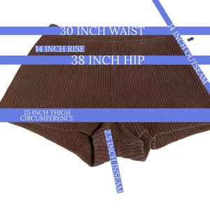 Reformation Brown Knit Sweater Elastic Waist Shorts (L) thumbnail 11
