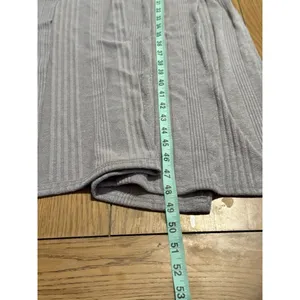 UMGEE Sweater Duster Side Slits Gray Color‎ Ribbed Cardigan Boho Hippie Medium thumbnail 5