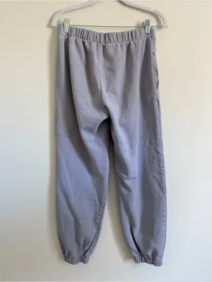 Brandy Melville John Galt Joggers Size Small Sweatpants Gray Purple Blue NWOT thumbnail 6