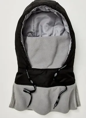 NWT Free People Puffer Popover Hood in Black thumbnail 1
