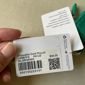 Lululemon Clippable Card Pouch - Maldives Green/Mint Moment thumbnail 3