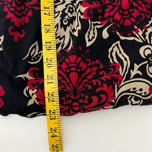 Y2K Whimsigoth Babydoll Top Size S Fairy Grunge Empire Waist Floral Beaded thumbnail 6