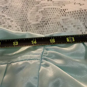 Delicates Vintage Light Blue Nightgown Size Small With Embroidery and Lace thumbnail 11