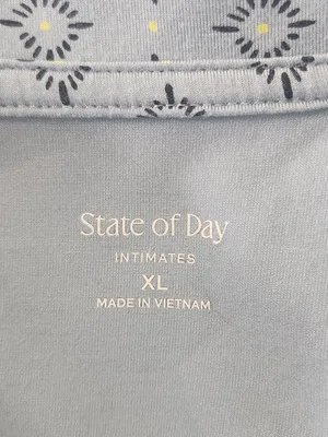 State of Day Blue Print Pajama Set Size XL thumbnail 11