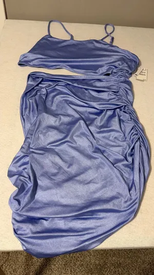 BP Nordstrom Purple Jacquard Ruched Cutout Bodycon Dress Plus Size 4X BP474164WN thumbnail 1