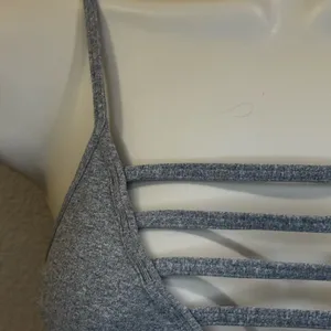NUX Gray Strappy Bralette | Size S | New Without Tags thumbnail 4