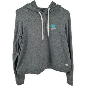 Vuori Halo Essential Hoodie DreamKnit Casamigos Relaxed Wicking Heather Gray M thumbnail 2