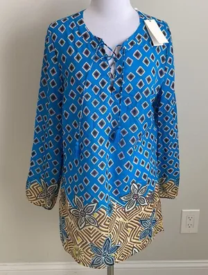 Tory Burch Jacinta Lace Up Beach Tunic thumbnail 2