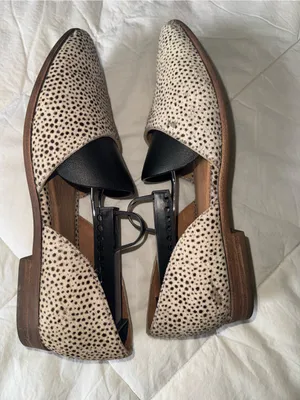 Madewell Black Vamp Spotted Cream Loafers thumbnail 6