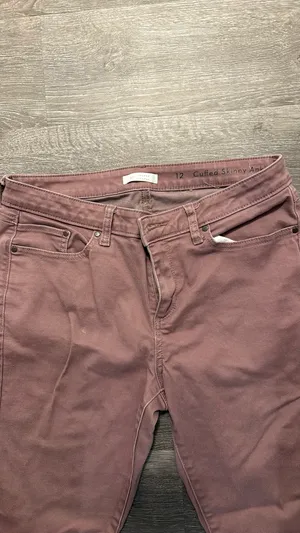 Lauren LC Conrad Skinny Cuffed ankle jeans thumbnail 2
