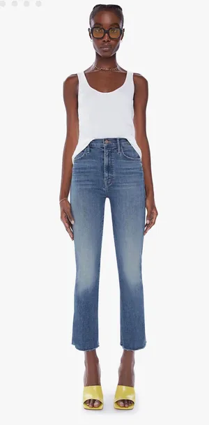 Mother Jeans The Hustler Ankle Fray thumbnail 2