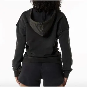 ALPHALETE Women’s Terry Oversized Hoodie- Onyx, Size Medium thumbnail 2