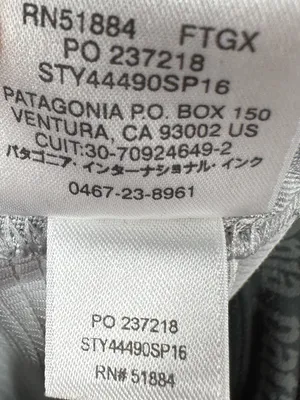 Patagonia‎ Capilene Midweight Bottoms Women XS Gray Polartec 44490 thumbnail 9