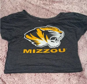 Colosseum Athletics Mizzou Cropped Shirt thumbnail 1