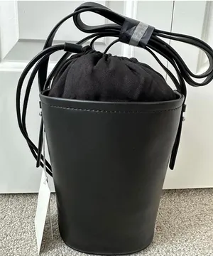 COS Mini Bucket Bag - Leather Crossbody/Shoulder Bag NWT Black thumbnail 1