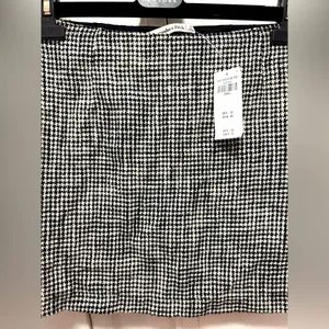 NWT $110 Abercrombie & Fitch Herringbone mini skirt and crop top set size small thumbnail 5
