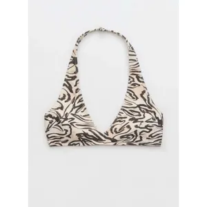 aerie Cream and Black Zebra Print Bikini Set thumbnail 7