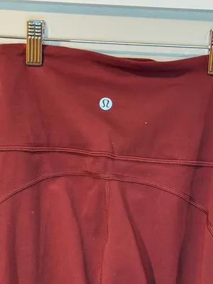 Lululemon Flare Pants Maroon thumbnail 5