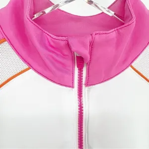 EPNY Pro Golf 1/4 Zip Mock Neck Active Top Women's S‎ White Pink Long Sleeve thumbnail 5