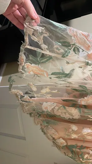 Lulus Budding Blossoms Blush Pink Floral Embroidered A-Line Maxi Dress thumbnail 5