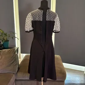 Women’s Black with Polka Dot Dress 1950’s Retro Style Size M NEW thumbnail 8
