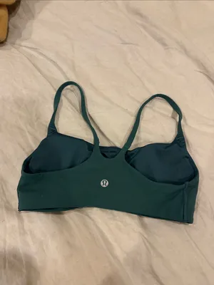 Lululemon teal racerback bra thumbnail 2