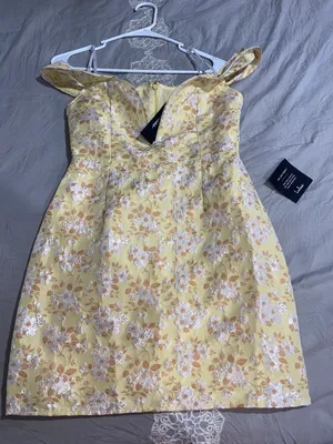 Lulus Off The Shoulder Dress thumbnail 4