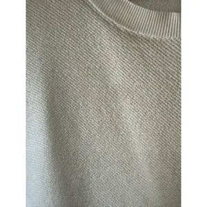 Aerie‎ Womens White Textured Oversized Crewneck Sweatshirt Relaxed Fit Small thumbnail 3