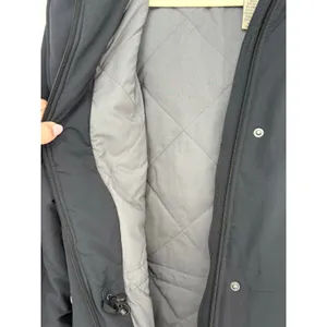 Duluth Trading Co Black Hills Water Repellent Hooded Parka Gray Women’s M thumbnail 5